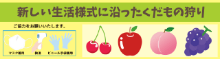 新しい生活様式に沿ったくだもの狩り